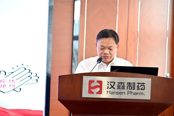 漢森制藥精益營銷管理升級(jí)推進(jìn)辦主任、營銷副總裁敖凌松先生