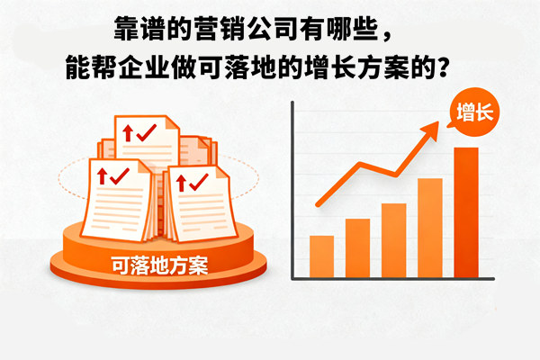 靠譜的營銷公司有哪些，能幫企業(yè)做可落地的增長方案的？