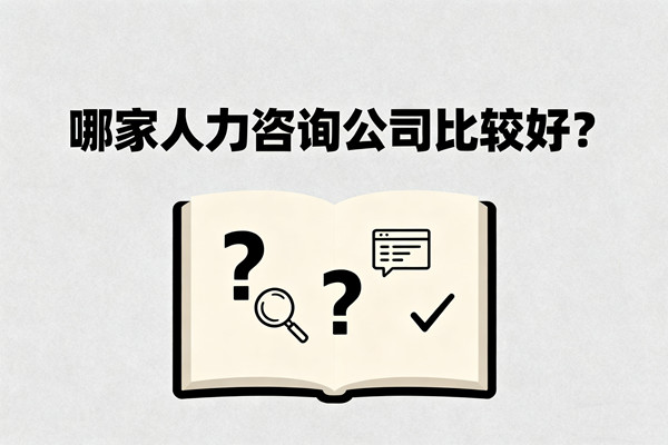 哪家人力咨詢公司比較好？