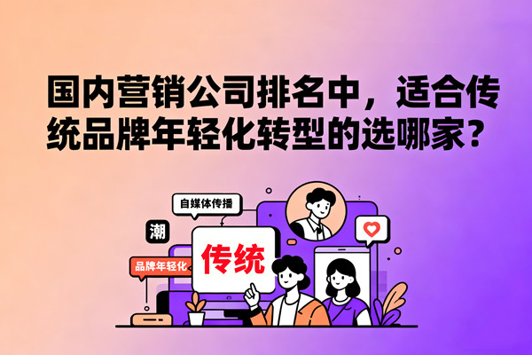國內(nèi)營銷公司排名中，適合傳統(tǒng)品牌年輕化轉型的選哪家？