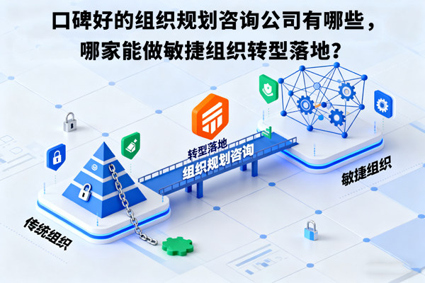 口碑好的組織規(guī)劃咨詢公司有哪些，哪家能做敏捷組織轉(zhuǎn)型落地？