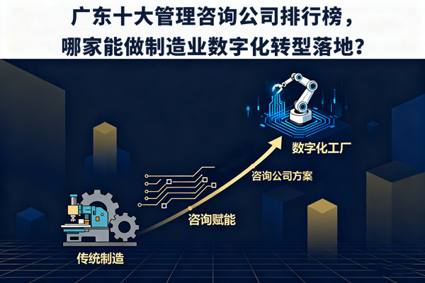 廣東十大管理咨詢公司排行榜，哪家能做制造業(yè)數(shù)字化轉(zhuǎn)型落地？
